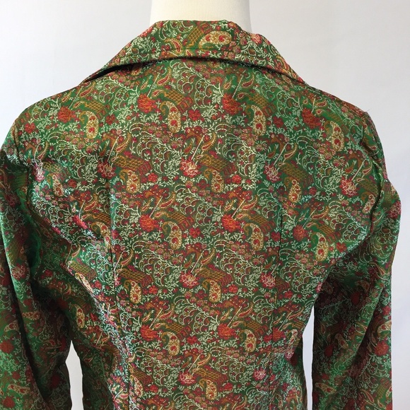 Vintage Silk Made in India Tunic Jacket - Picture 6 of 9